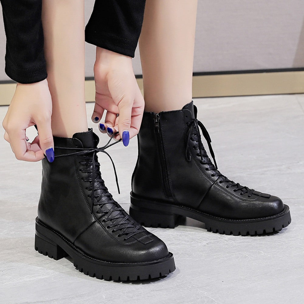 Women's Thick-Soled Short Martin Boots