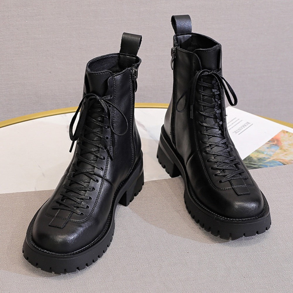 Women's Thick-Soled Short Martin Boots