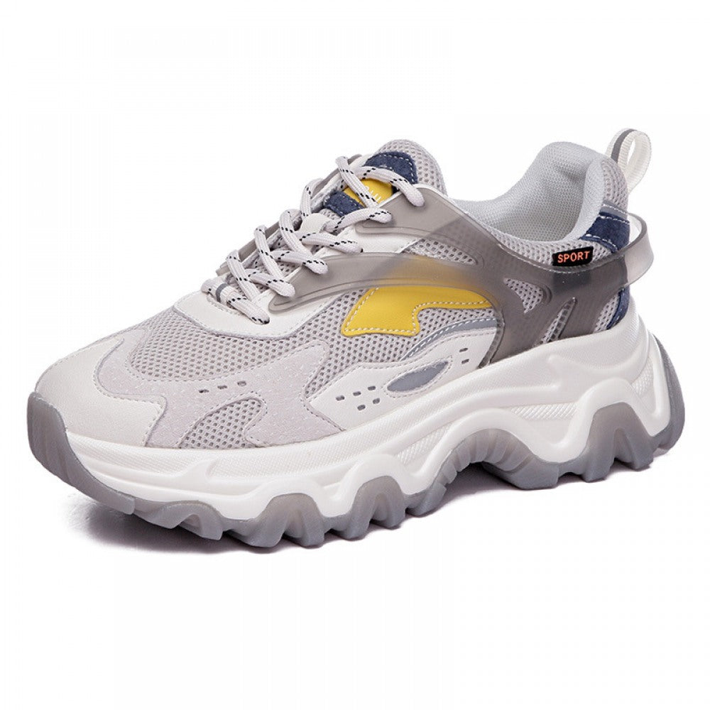 Women's Breathable Mesh Platform Casual Sports Shoes