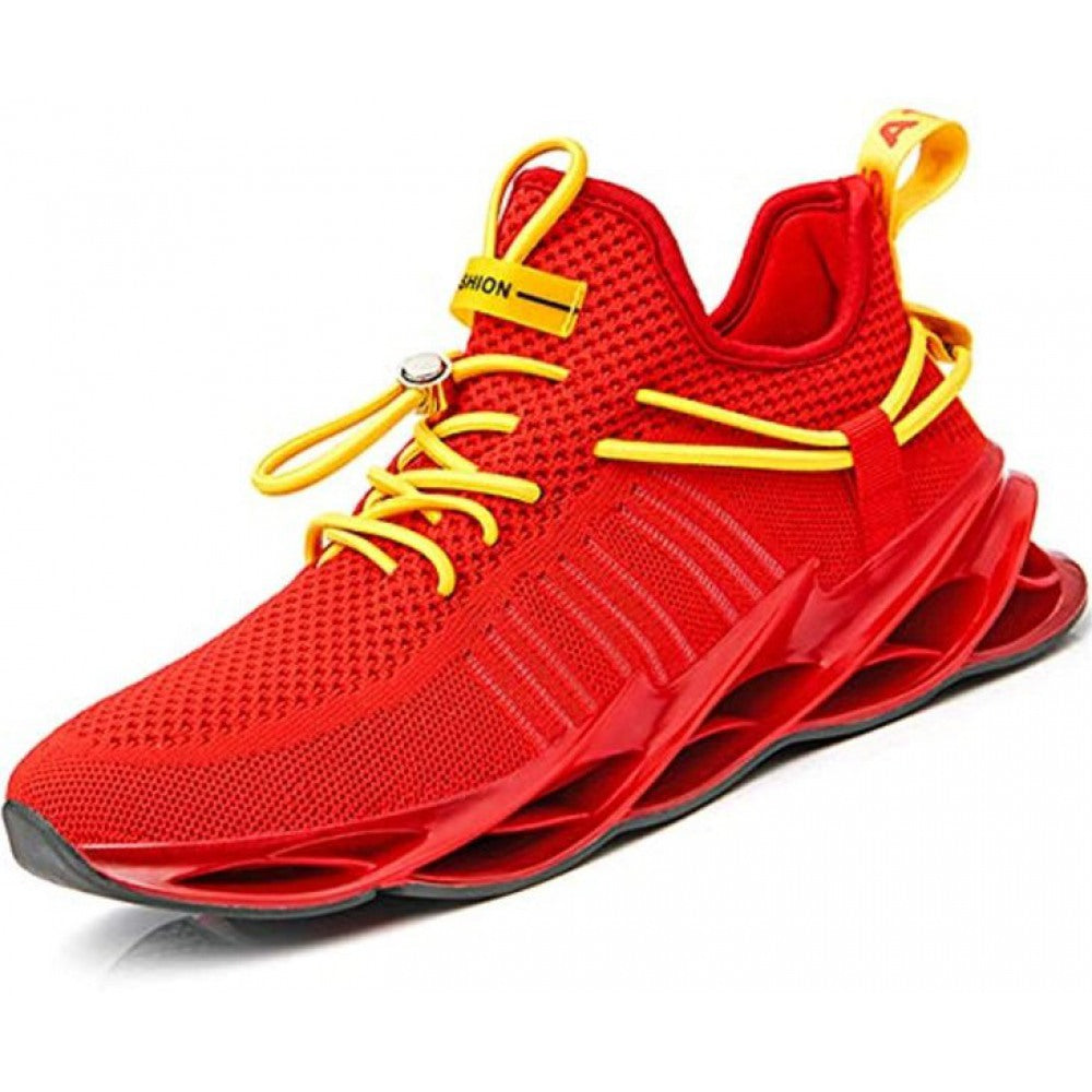 Men's Red Fashion Breathable Sneakers
