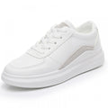 Women's Breathable Leather Thick-Soled Casual Shoes